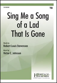 Sing Me a Song of a Lad That Is Gone TB choral sheet music cover Thumbnail